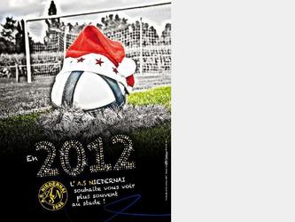 Calendrier pour un club de football-Cration et traitement images noir et blanc et couleur-Dernire de couverture