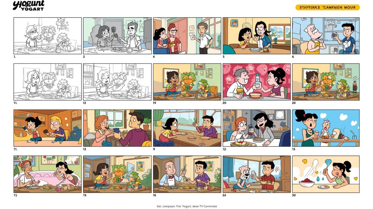 Storyboard campagne publicitaire