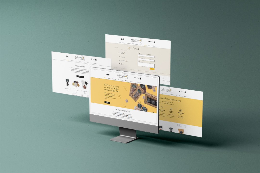 Création webdesign e-commerce et création supports de communication