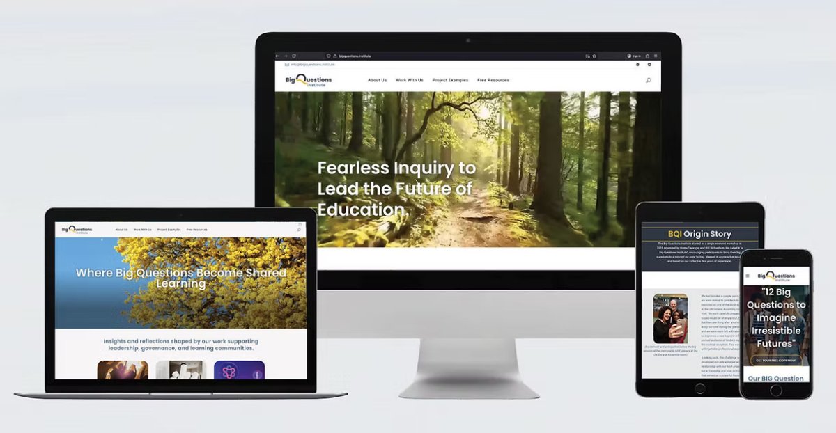 Big Questions Institute Website & Communications System