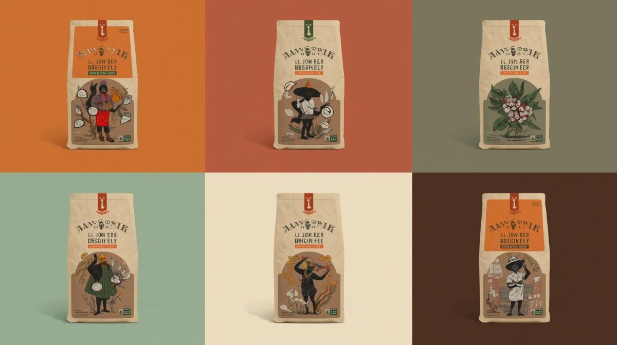 Packaging — gamme de cafés spécialisés